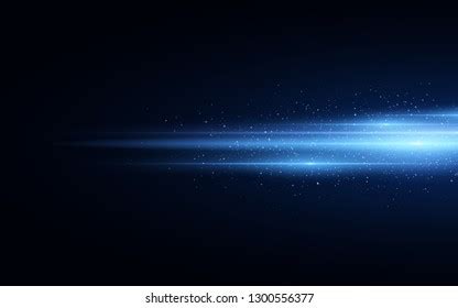 Modern Blue Light Effect Isolated On Stock Vector (Royalty Free) 1300556377