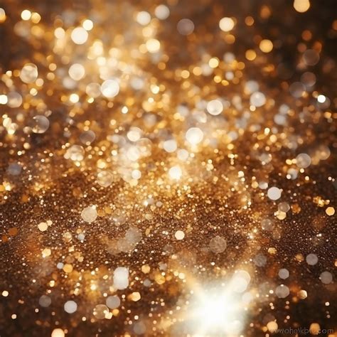 Premium Ai Image Shiny Golden Glitter Festive Background