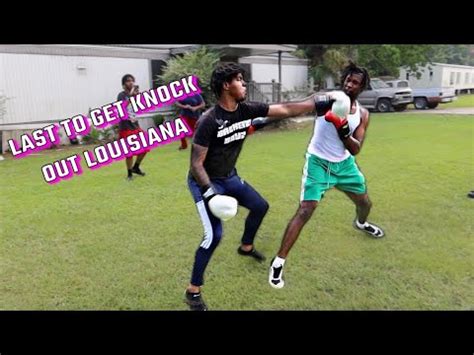 Last To Get Knocked Out In Louisiana Hood Youtube