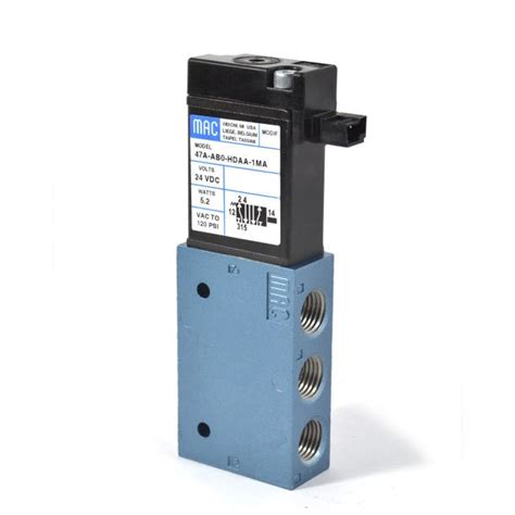 Poppet Pneumatic Directional Control Valve Series Mac Valves