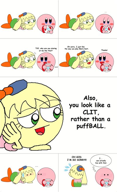 Tiff Flirts With Kirby By Lowbudgetlenny On Deviantart