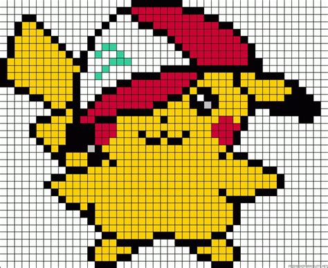 Pixel Art Pikachu Pixel Art