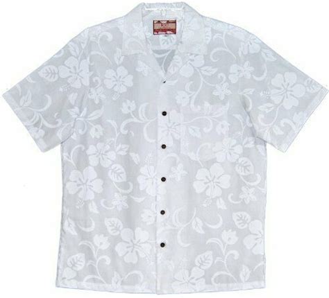 Rjc Mens Classic Hibiscus Wedding White Shirt Ebay In 2022 Shirts