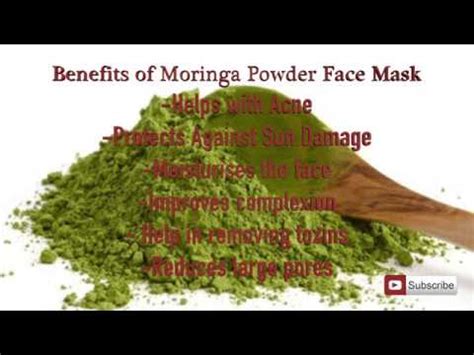 Diy Moringa Face Mask Face Mask Moringa Lagasameyey Youtube