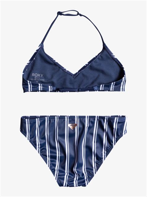 Just Good Vibes Conjunto De Bikini Bralette Triangular Para Chicas Roxy