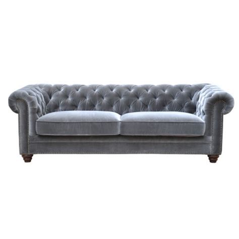 20+ Light Grey Leather Chesterfield Sofa