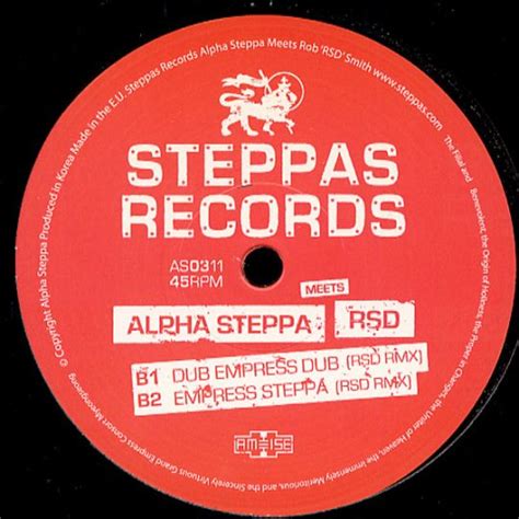 Alpha Steppa Rsd Dub Empress Steppas Records