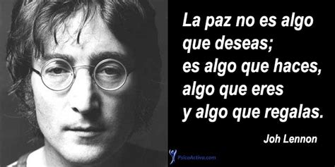 Frases De John Lennon De Paz Amor Y M Sica