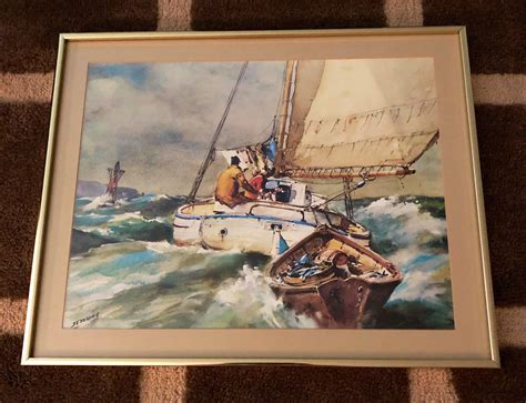 Vintage James Milton Sessions Fine Art Print Outward Bound X