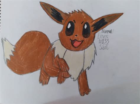 Normal Eevee #133 by Sh0gunyanSTT on DeviantArt