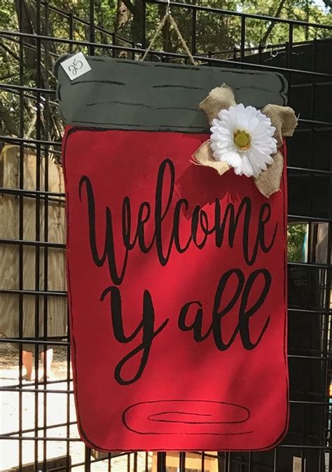 Welcome Yall Sign Novelty Sign Decor Home Decor