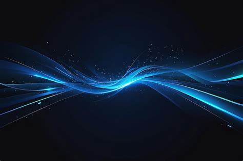 Premium Photo Abstract Technology Futuristic Glowing Blue Light Lines