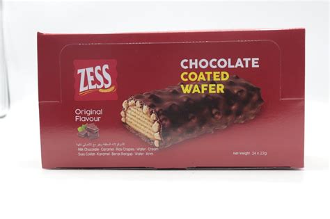 Zess Chocolate Coated Wafer Original X Sx G Pack Fairplus Cambodia