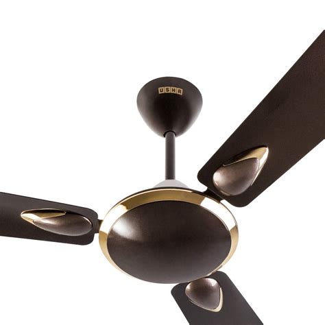 Deep Metallic Brown Striker Platinum Usha Ceiling Fan Sweep Size 1200