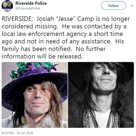 Former Mtv Vj Jesse Camp Is Found Safe After Being Reported Missing