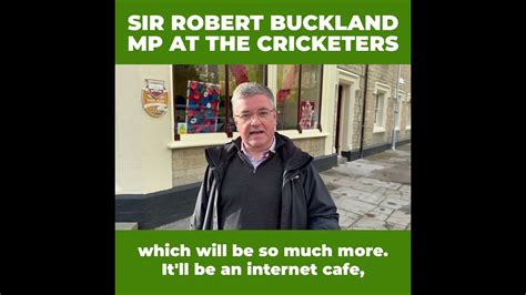 Sir Robert Buckland MP at The Cricketers | Rt Hon Robert Buckland KC