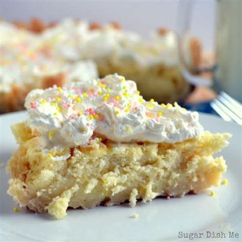 Irish Lemon Pudding Tart - Sugar Dish Me