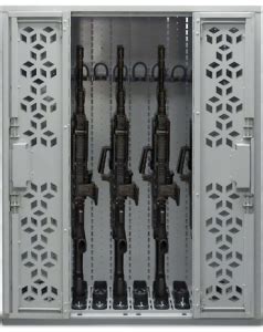 NSN Stackable Weapon Cabinet M249 - Combat Weapon Storage