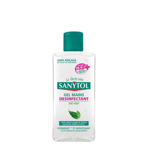 Hand Disinfectant Gel - Green Tea - Sanytol