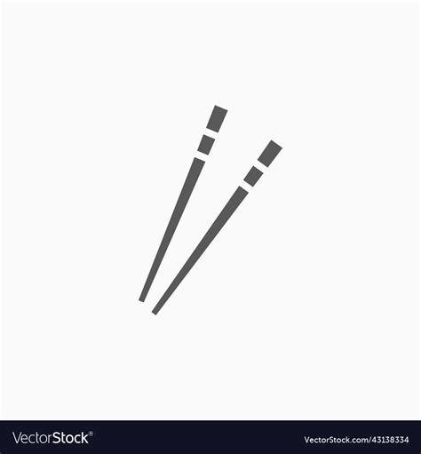 Chopsticks icon Royalty Free Vector Image - VectorStock