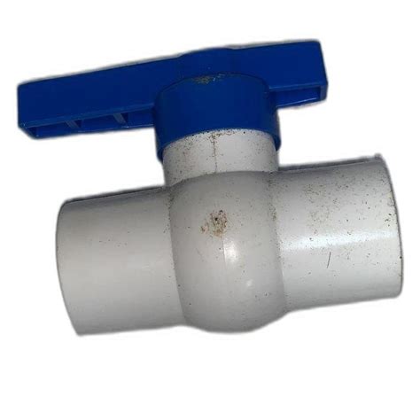 White 1inch Pvc Ball Valve Valve Size 1 Inch Diameter At Rs 40piece In Kolkata