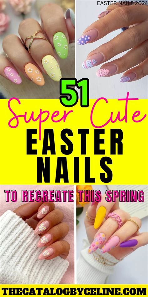 51 Super Cute Easter Nails You Need To Recreate This Spring Easter Nails 2024 в 2024 г