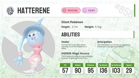 0858 Hatterene Pokecharms PokéDex