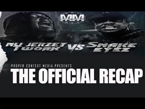 NU JERZEY TWORK VS SNAKE EYEZ LETS TAWK YouTube