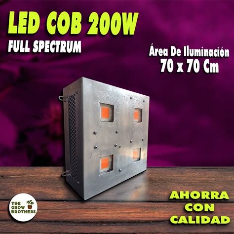 LED DOB FS 200W Cultivo Plantas Indoor The Grow Brothers Perú