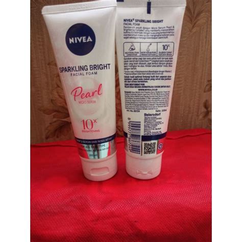 Jual Nivea Facial Foam Sparkling Bright Ml Shopee Indonesia