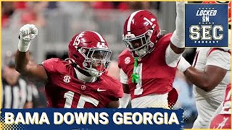 Alabama Wins the SEC Championship Over Georgia 27-24; Who Makes the CFB Playoff now? | 13newsnow.com