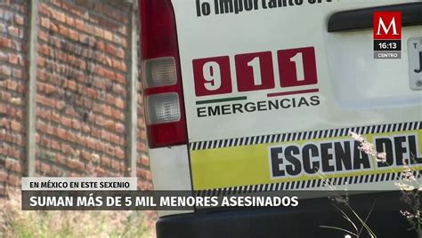 Más de cinco mil menores han sido asesinados en México durante este