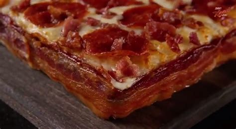 Little Caesars Bacon Wrapped Crust Deep Deep Dish Pizza