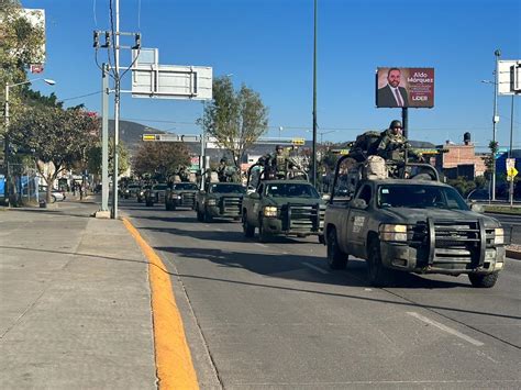 Arriban 1750 Efectivos Del Ejército Mexicano Y Guardia Nacional Para Reforzar La Seguridad En El