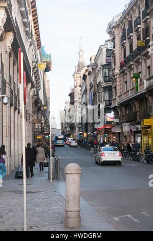 Madrid Carrera De San Jeronimo Stock Photo Alamy