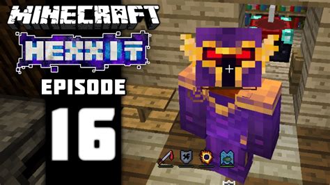 MINECRAFT Hexxit Survival Episode 16 FULL SCALE ARMOR YouTube