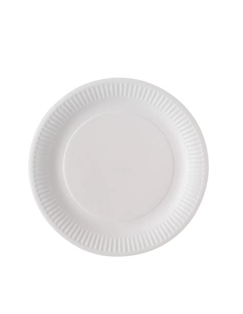 Assiettes en carton blanc biodégradable vaisselles jetables