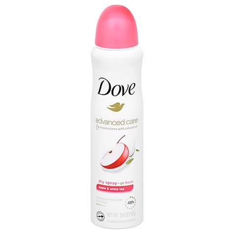 Dove Advance Care Dry Spray Apple And White Tea Antiperspirant Deodorant