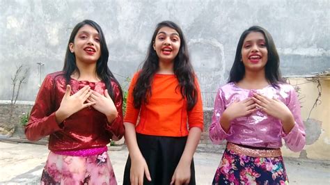 Dance On Laare By Triplets Dancing Sisters 1st Video Youtube