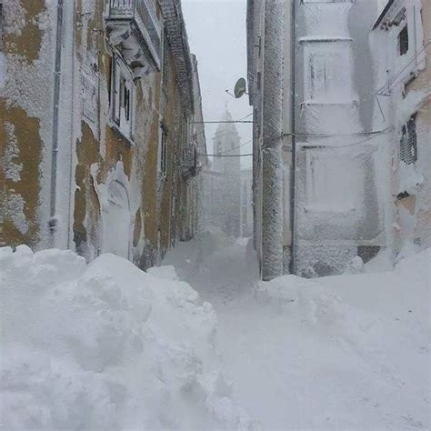 Italian Village Gets 8 Feet Of Snow In 24 Hours May Break Global