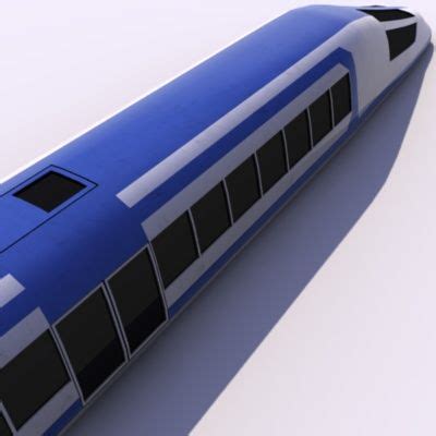 Futuristic Train 3D Model $5 - .fbx .obj .blend - Free3D