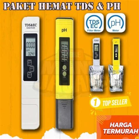 Promo Promo Paket Alat Ukur Ph Meter Tds Tester Digital Hidroponik