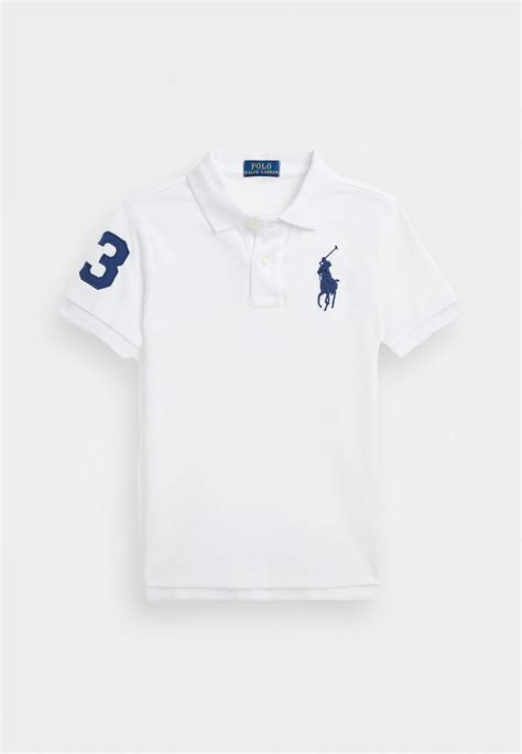 Polo Ralph Lauren Big Pony Cotton Mesh Polo Shirt Polo Whiteblanco