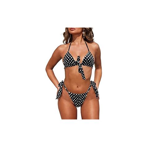 Nland Bikini Donna Strappy Bikini Perizoma Bikini Brasiliano Costumi Da