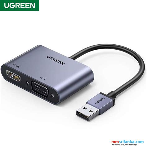 UGREEN USB 3 0 To HDMI VGA Converter