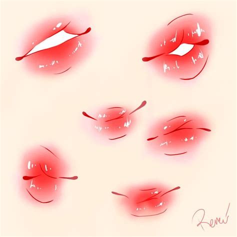 Anime Glossy Lips-2 | Tutorial de arte digital, Tutoriales de dibujo de ...