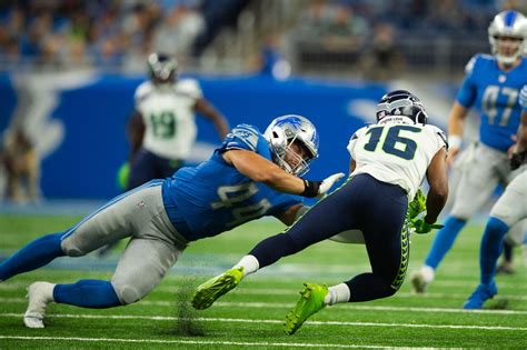 Snap Counts Pff Grades Lions Rookie Malcolm Rodriguez Shines Among