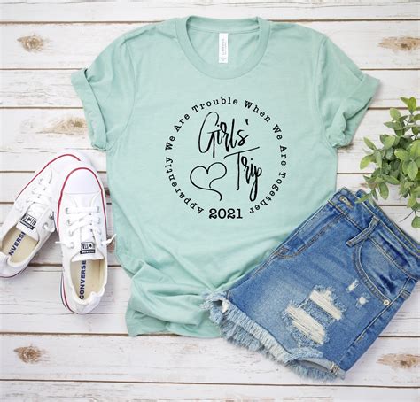 Girls Trip 2021 Shirt Besties Trip Shirts Travel Shirts Etsy