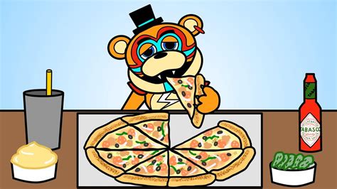 FNAF FREDDY S MUKBANG ANIMATION PIZZA 프레디의 피자가게 시큐리티 브리치 프레디 먹방