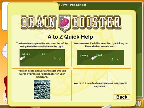 Brain Booster Screenshots for Windows - MobyGames